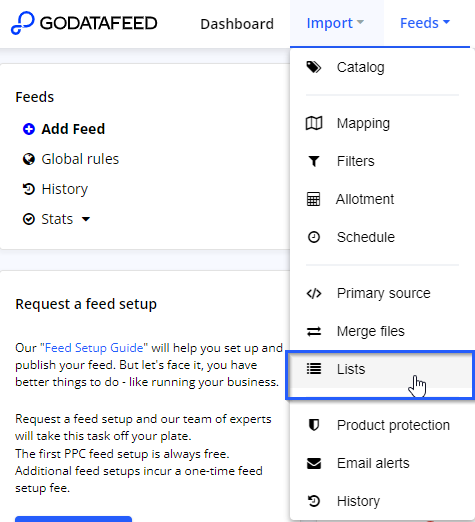 Order Sync:  source settings – GoDataFeed Help Center